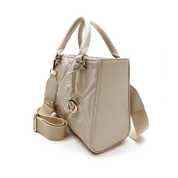 Valentino Orlandi Elegant Beige Quilted Handbag - Picture 4 of 5